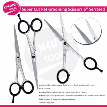 Serrated deals hair scissors